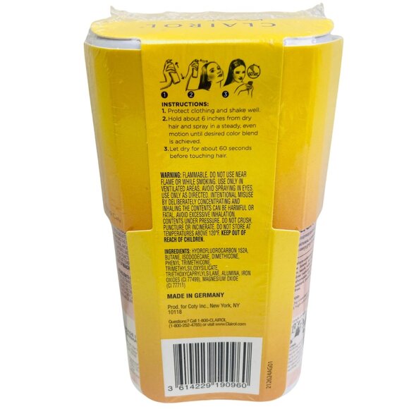 Clairol Root Touch-Up Color Refreshing Spray Black 1.8 Oz Each - 2 Pack - Picture 3 of 4